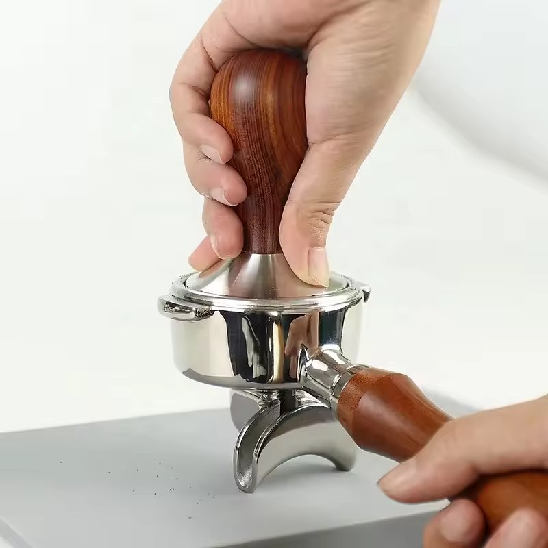 58mm Espresso Portafilter with 20G+ Basket - Double Spouted view 4