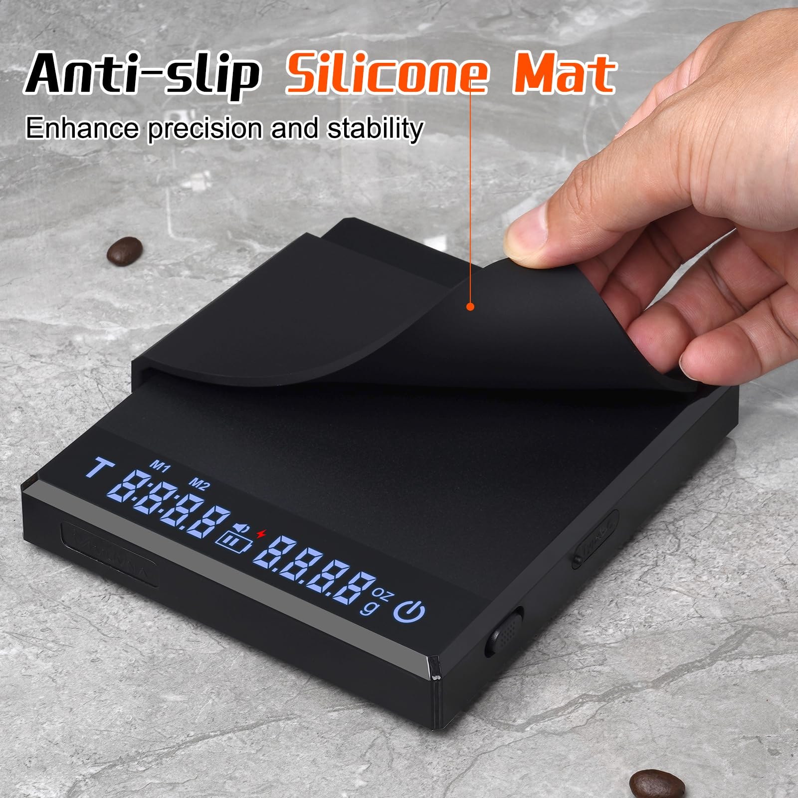 Rechargeable Coffee Scale with Timer view 7