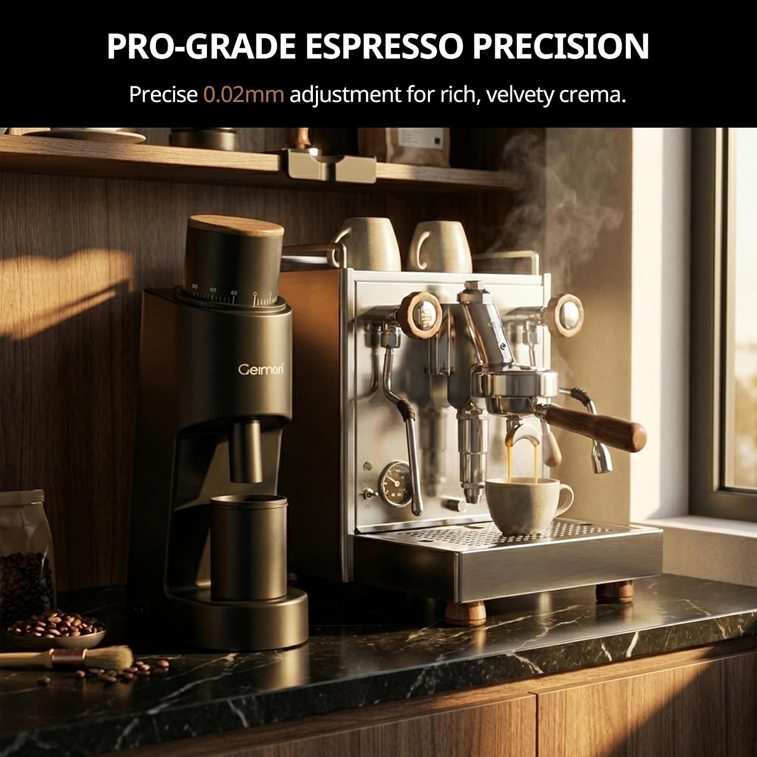 Single Dose Coffee Grinder 38mm view 4