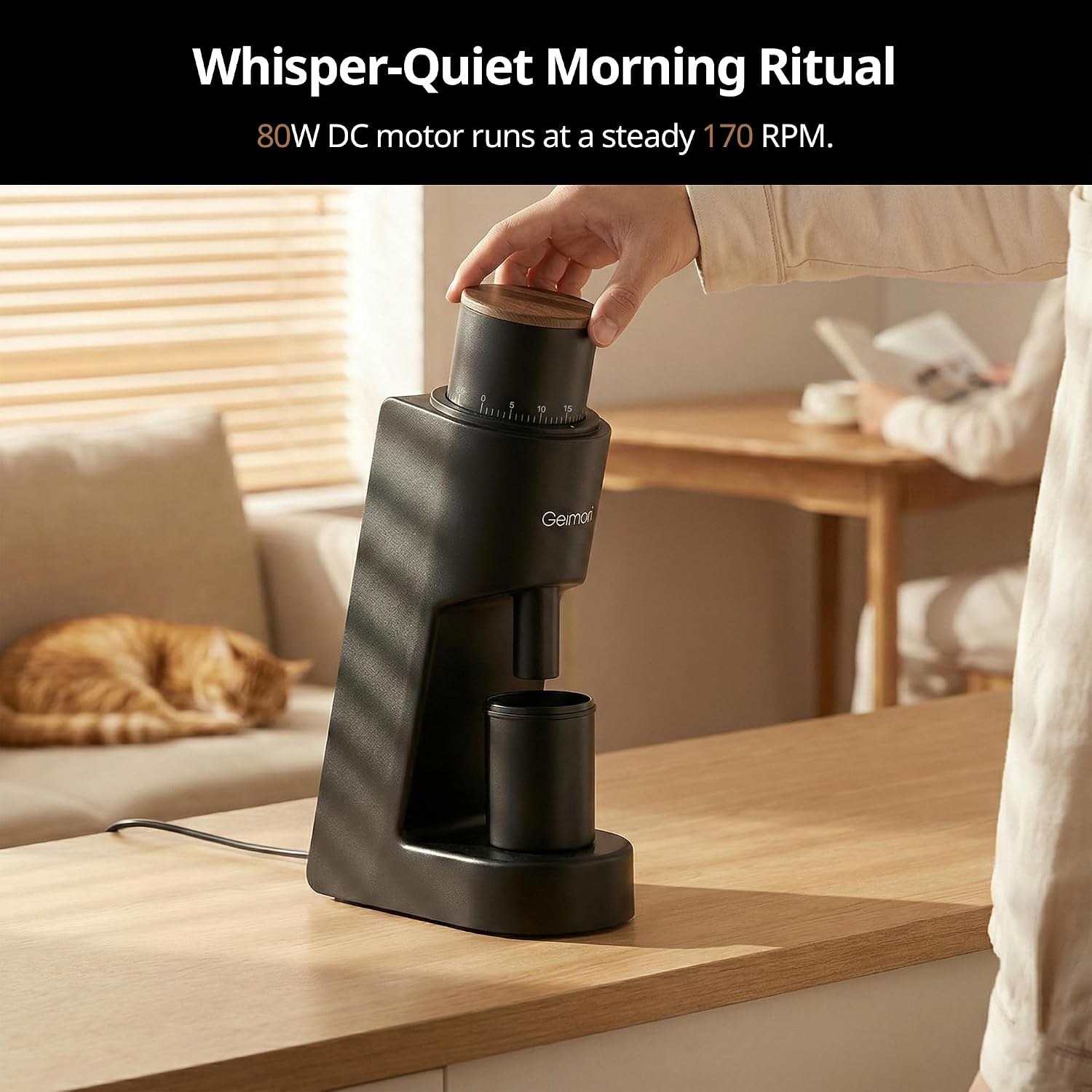 Single Dose Coffee Grinder 38mm view 7