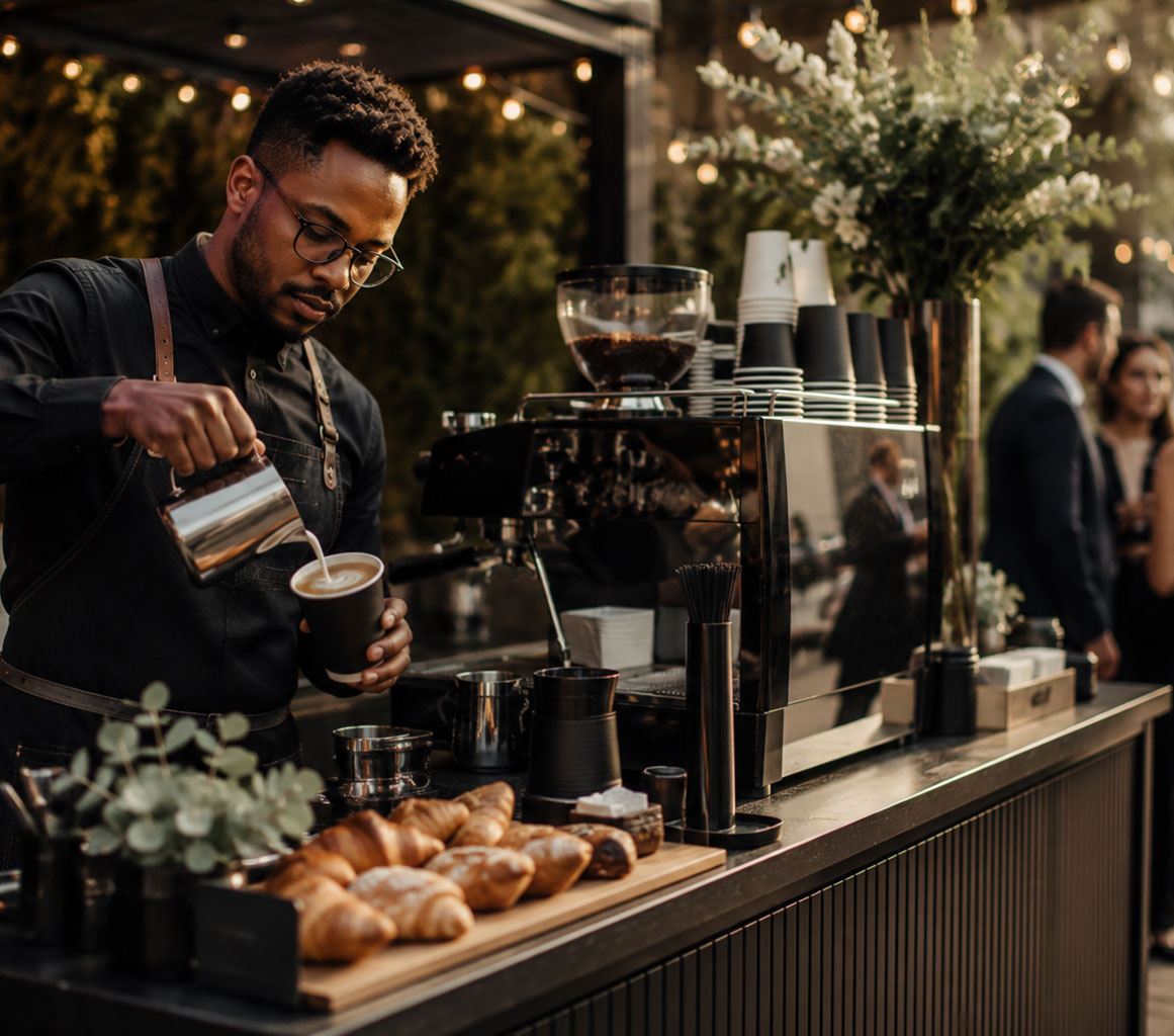 Coffee events and mobile bars